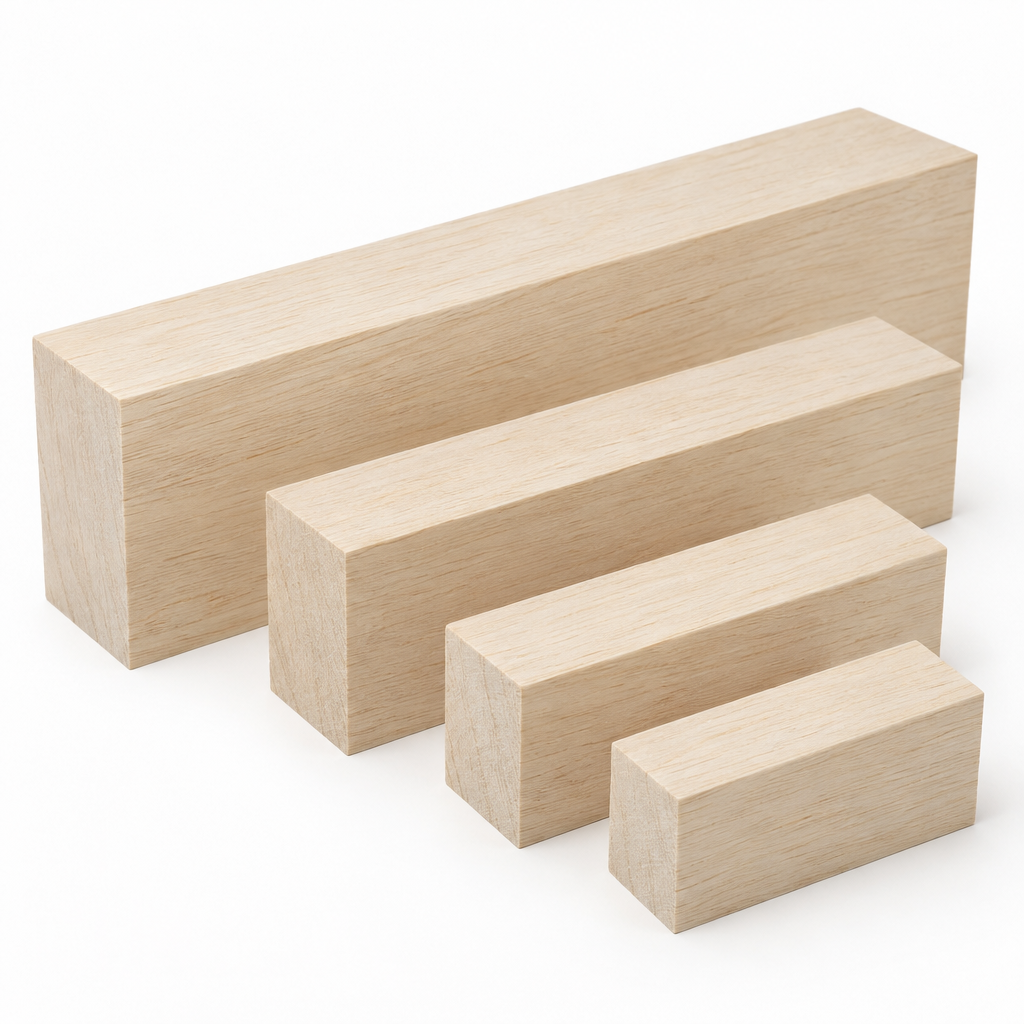 4" x 4" x 6" Balsa Wood Block